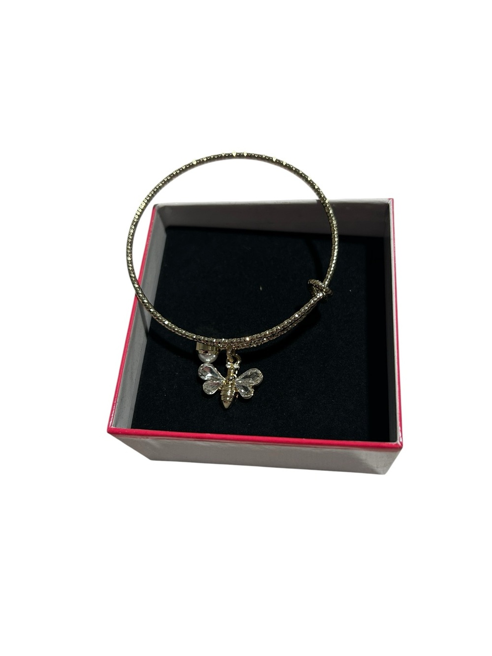 Mary Kay Gold Butterfly Charm Bangle Bracelet - Women Jewelry